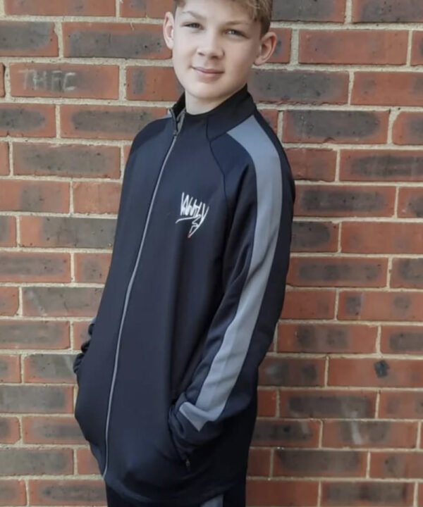 Kids Knitted Tracksuit Top - Image 4