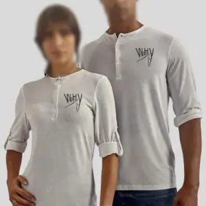 Men's Long John roll-sleeve tee