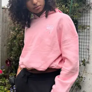 Women's cropped oversize hoodie